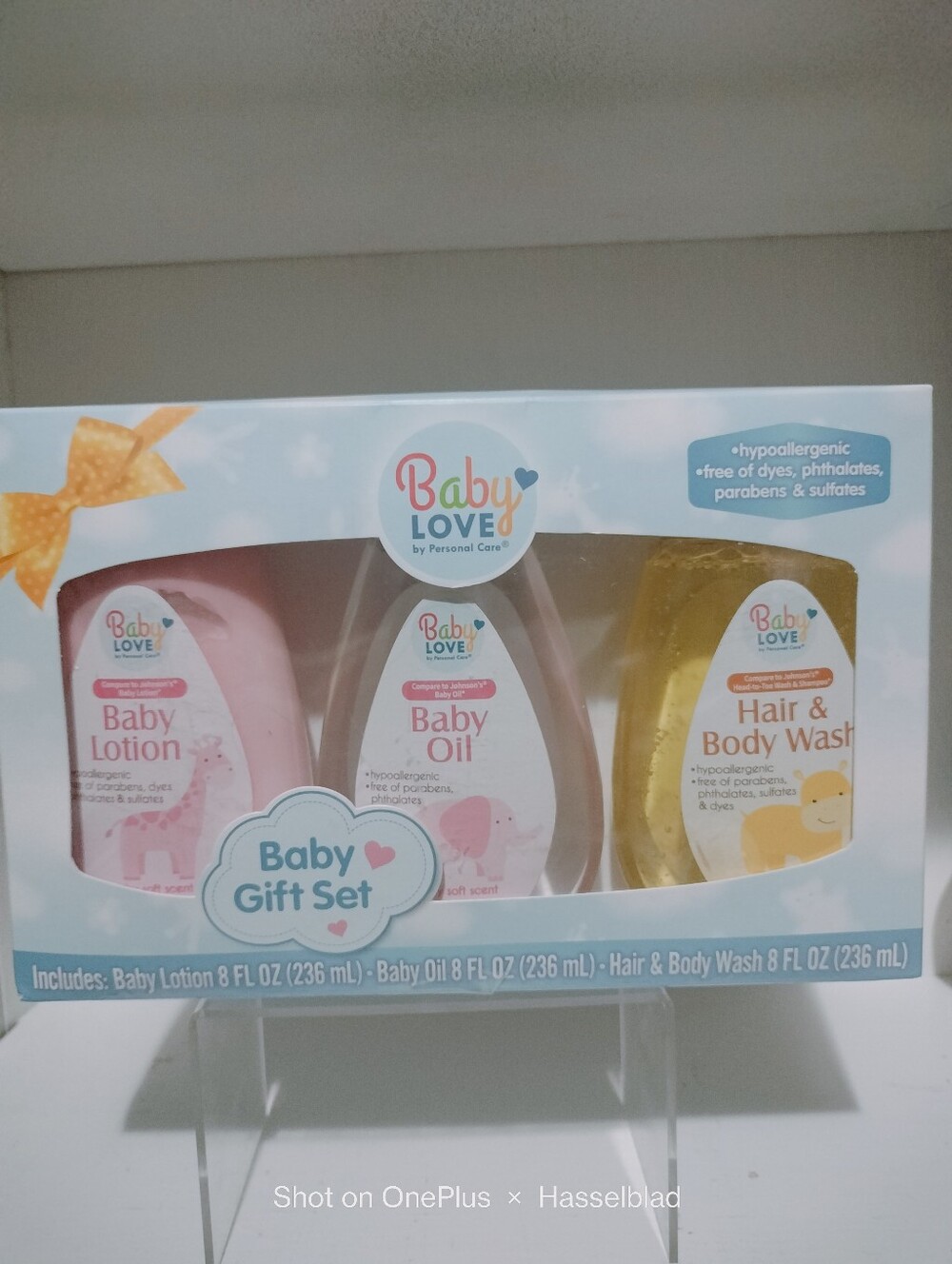 Baby Gift Set - Baby Lotion, Oil & Hair & Body Wash